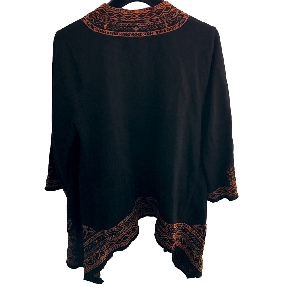 NWT Johnny Was eyal embroidered knit draped cardigan - Picture 3 of 12